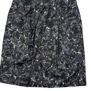 Loft 100% Cotton All Over Floral Print Pencil Skirt with Pockets Women's Size 4